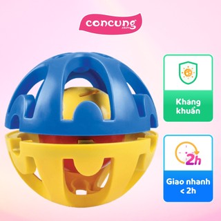 Xúc xắc vặn quả bóng luyện tay cho bé JS049065 (Xanh,Vàng)