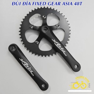 Đùi đĩa (Giò dĩa) xe đạp 1 tầng Fixed Gear ASIA 48T