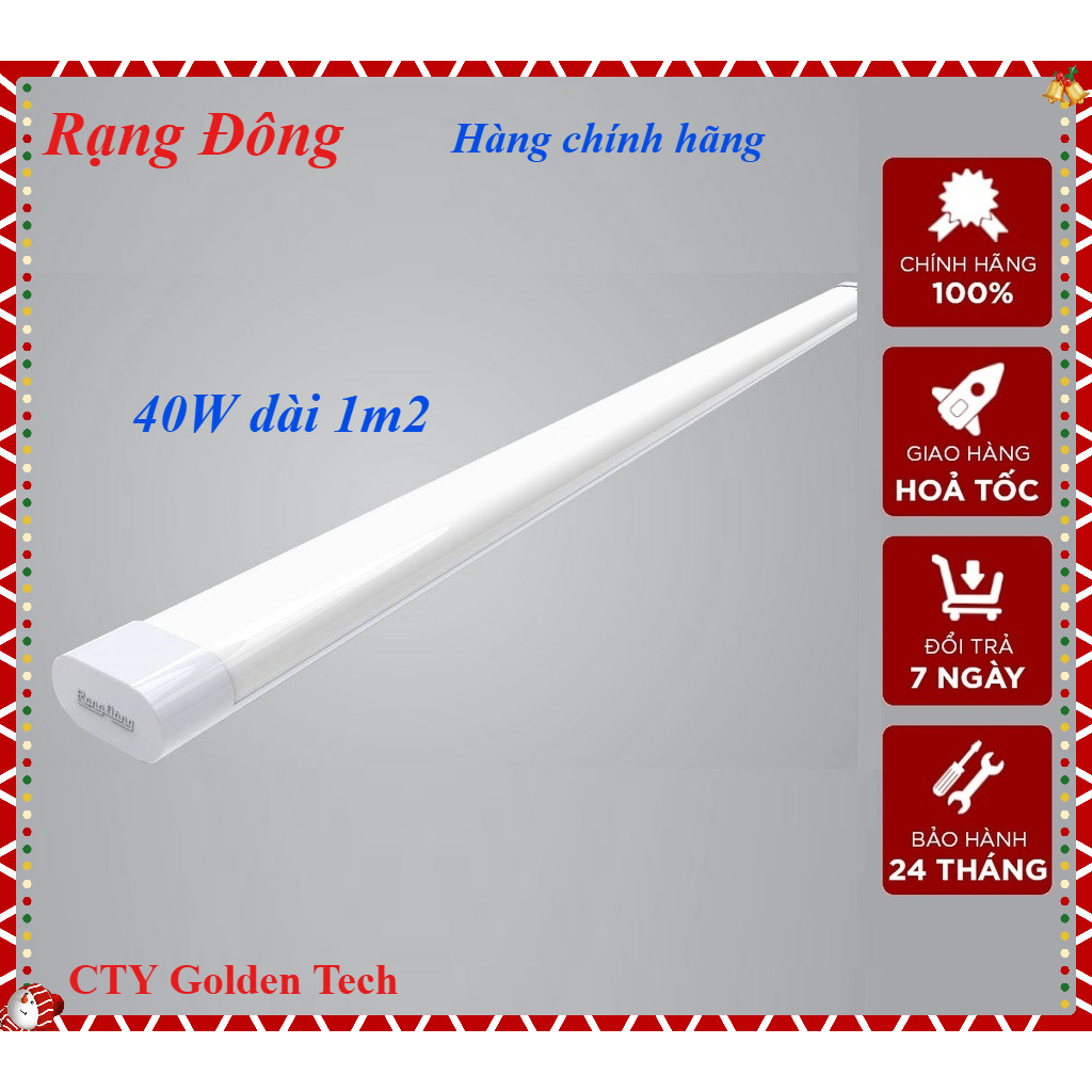 (Chính hãng) Đèn Led bán nguyệt 50W M36 20W/50W Rạng Đông -Dài 1m2 và 60cm - Model: M36 120/50W