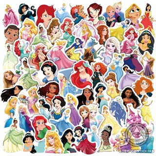  Set 100 Nhãn Dán Công Chúa Sticker Cute Phong Cách Hoạt Hình Chống Thấm Nước Trang Trí Mũ Bảo Hiểm Laptop Vali Sổ 