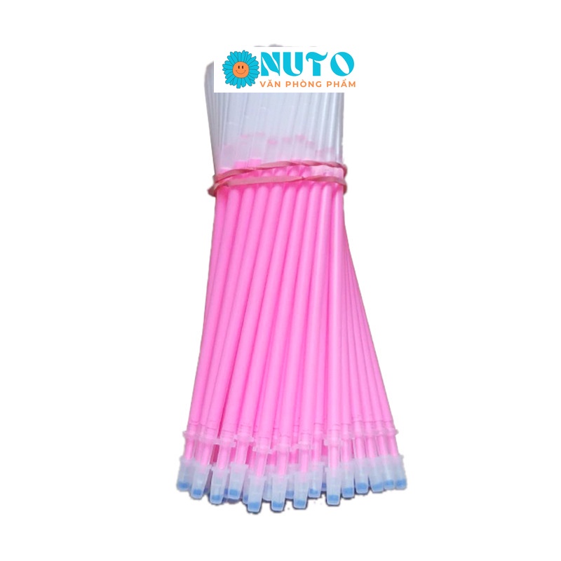 Ngòi bút highlight dạ quang 0.7mm, 9 màu pastel, mực gel, nhanh khô, không nhoè, mực ra đều, trơn văn phòng phẩm nuto