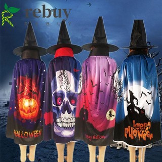 Áo choàng hóa trang halloween hình bộ xương / bí ngô vui nhộn sáng tạo cho bé