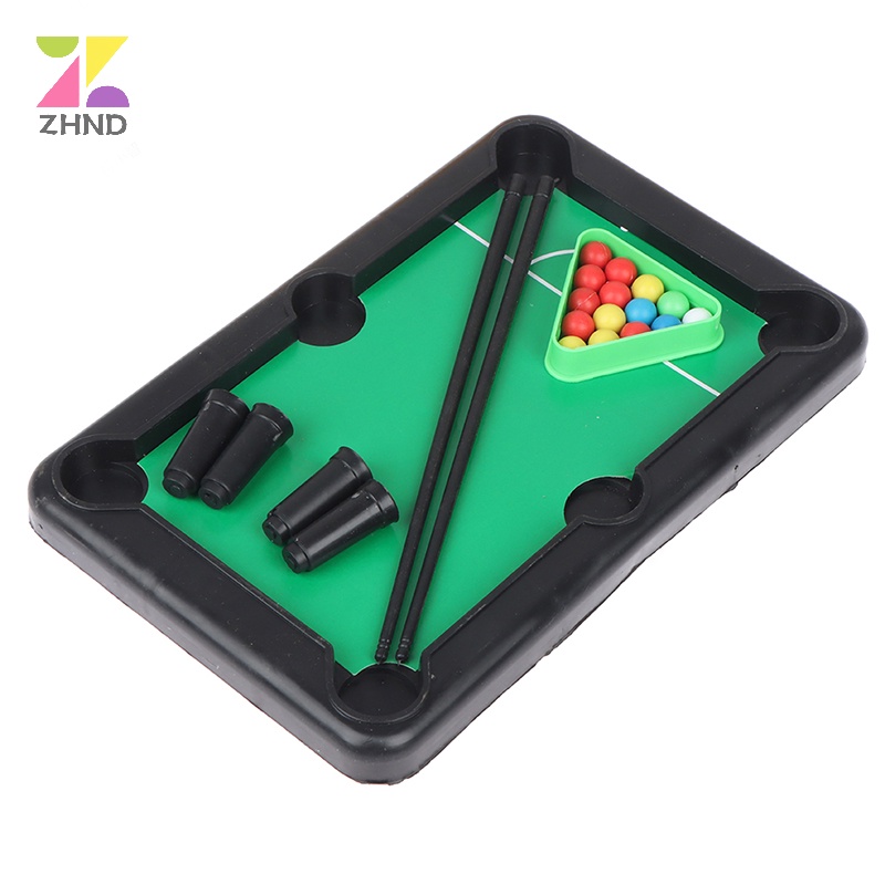 Zhuzhengde Bộ Đồ Chơi Bida mini Để Bàn Cho Bé