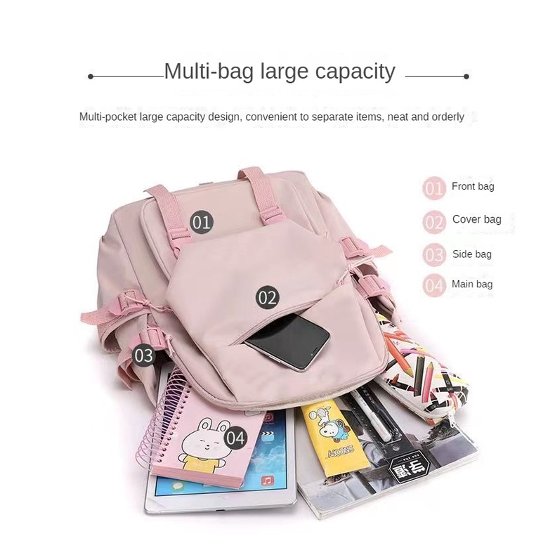★Genshin Impact★Nahida Ba Lô Đi Học Đựng Laptop Chống Thấm Nước Sức Chứa Lớn Tiện Lợi Dễ Sử Dụng