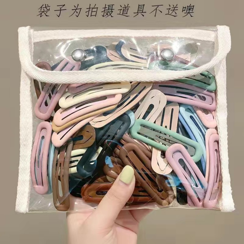 Oval Kẹp Tóc Mái Giả Hình Trái Tim Xinh Xắn Cho Nữ