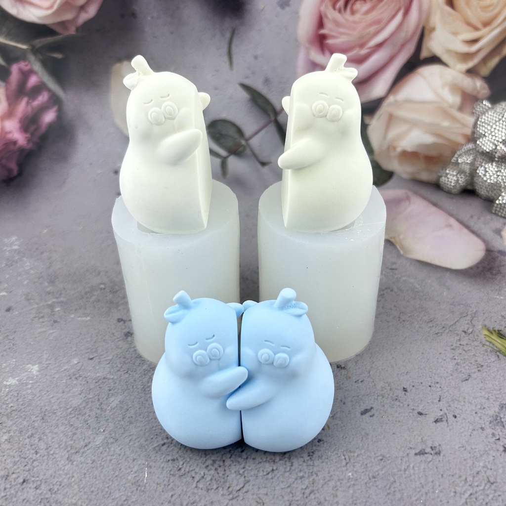 Dễ Thương Khuôn Silicon Làm Đồ Trang Trí Hình Búp Bê Don 'T leave Xinh Xắn