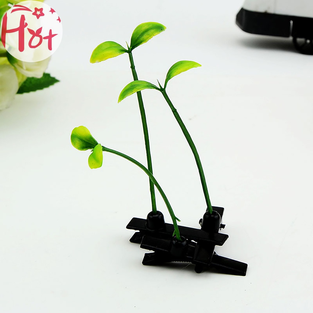 Jr Set 4 Kẹp Cỏ Hình Nấm Hoa Vui Nhộn Thời Trang unisex vn
