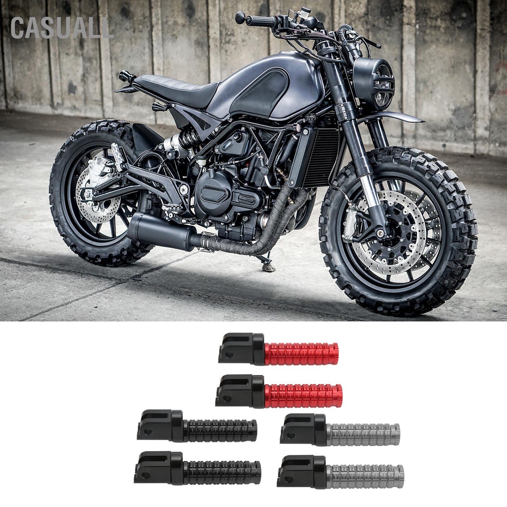 Casuall 1 Tay Lái Xe Máy Chân Chốt Trước Bên Trái Phải Bàn Đạp Đế Thay Thế Cho Benelli Leoncino 500 800 snowa