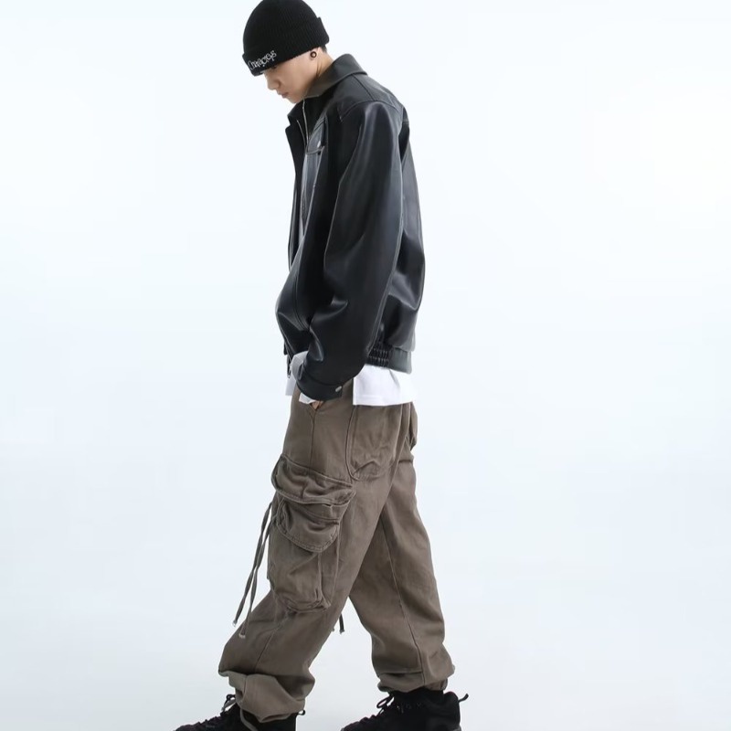 Áo Khoác Nam Dáng Rộng Phong Cách Đường Phố Mỹ Cá Tính