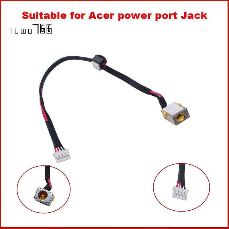 Laptop Jack Nguồn Cáp Ổ Cắm Cho ACER ASPIRE 5552 5742G V3-571 5741G 5755 DC Jack Nguồn Thay Thế