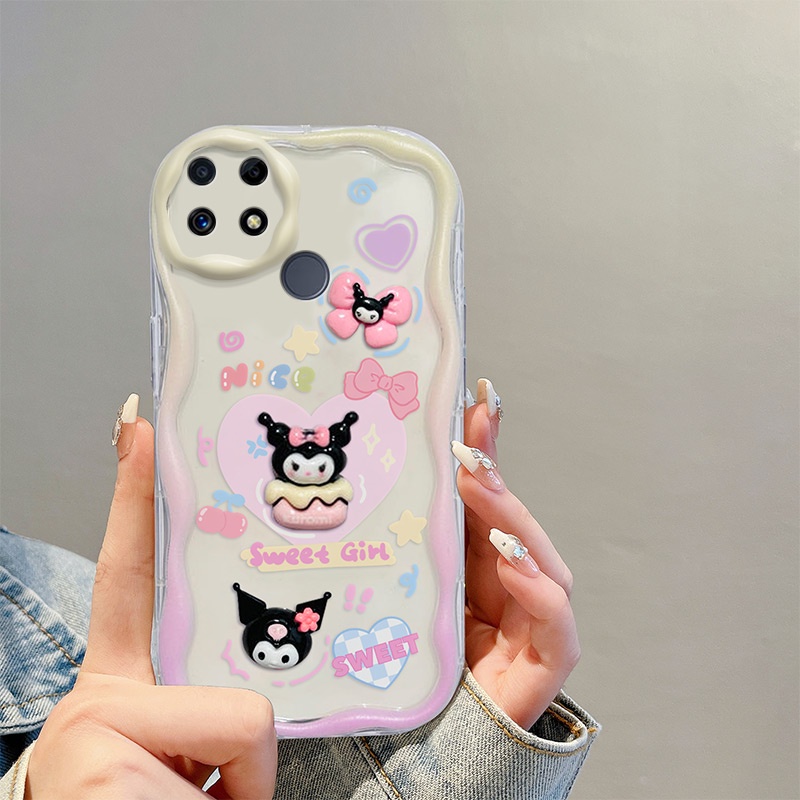 Ốp lưng realme c12 ốp lưng realme c25 Dễ Thương Ốp Điện Thoại Hình Búp Bê Hoạt Hình 3d Thời Trang Cho realme c12 / c25