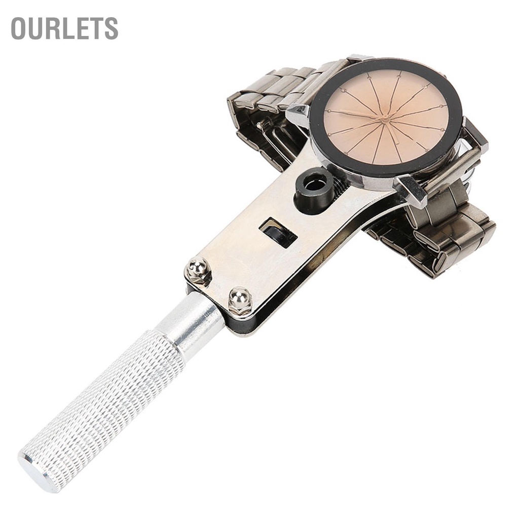Ourlets Thép hợp kim Vít có thể điều chỉnh Đồng hồ mặt sau Dụng cụ mở nắp Bộ công sửa chữa #9