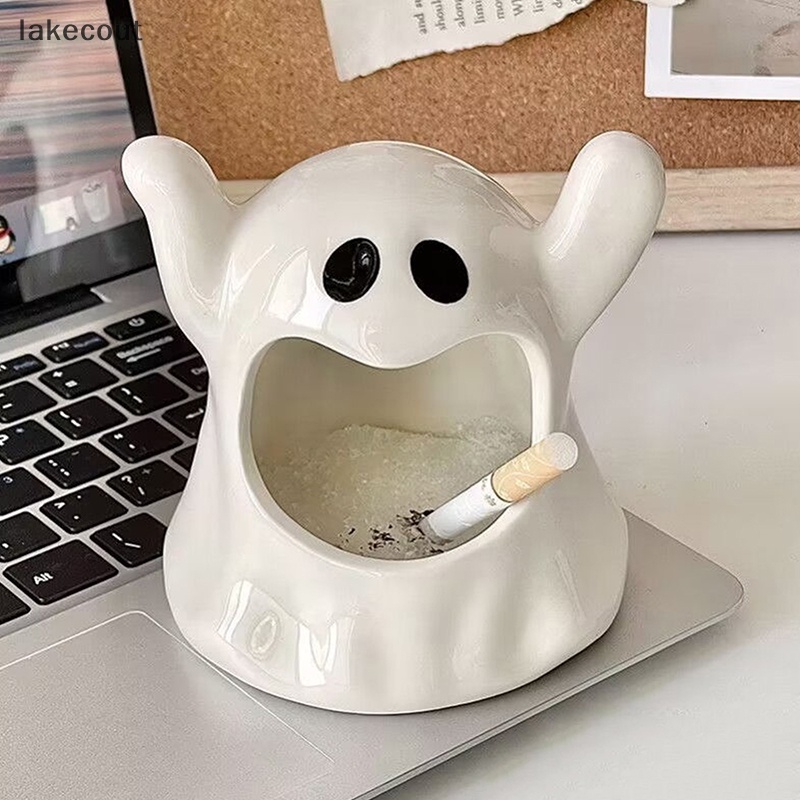 Hộp Đựng Kẹo Bằng Sứ Hình Ma halloween Sáng Tạo diy