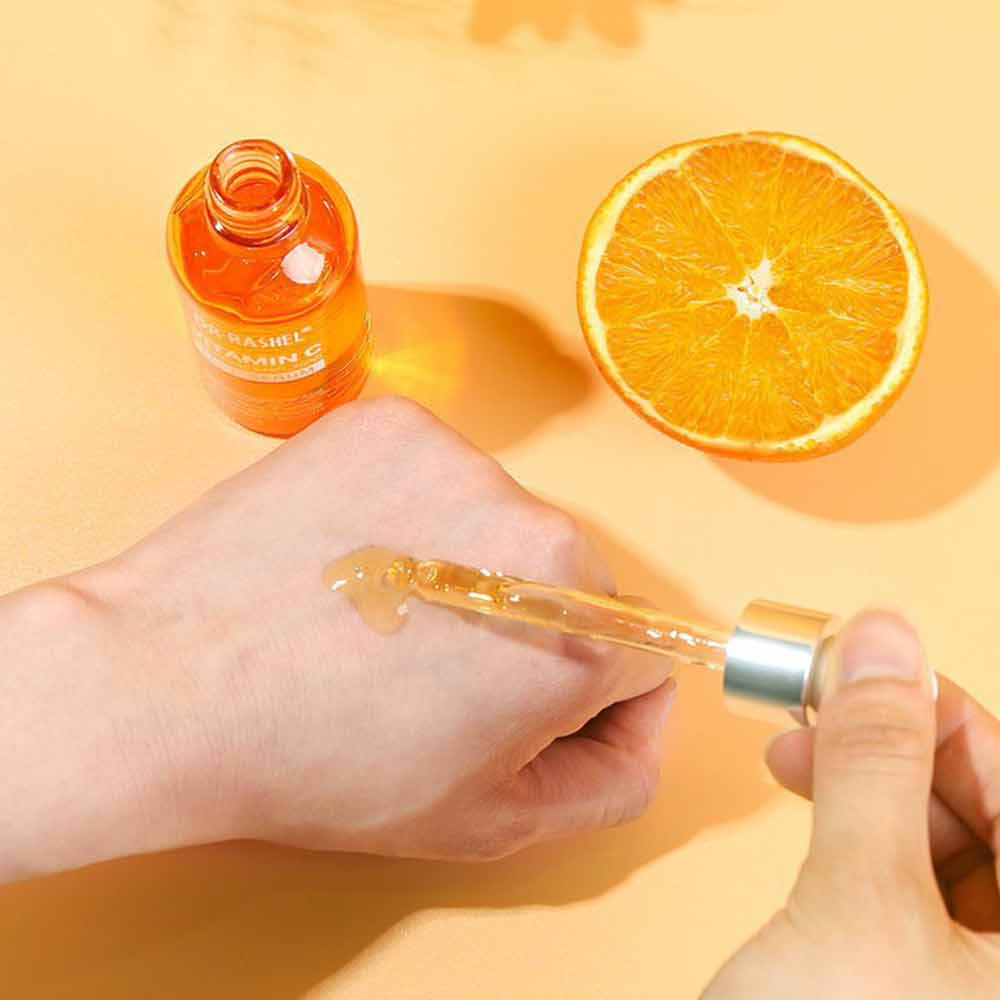 DR.RASHEL Brightening Anti Aging Firming Hyaluronic Acid Makeup Primer Vitamin C Serum For Face