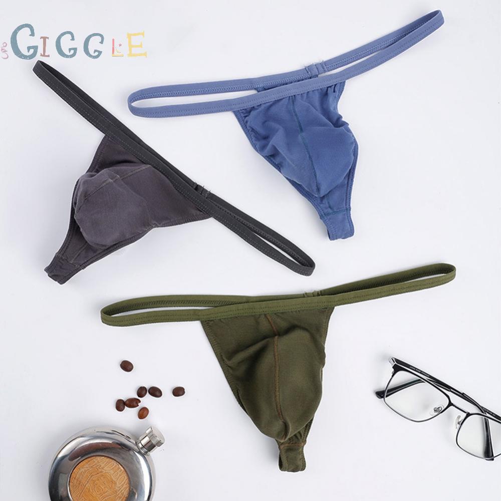 G-String Bikini Briefs Bulge Pouch Knickers Lingerie Low Waist Men Mini