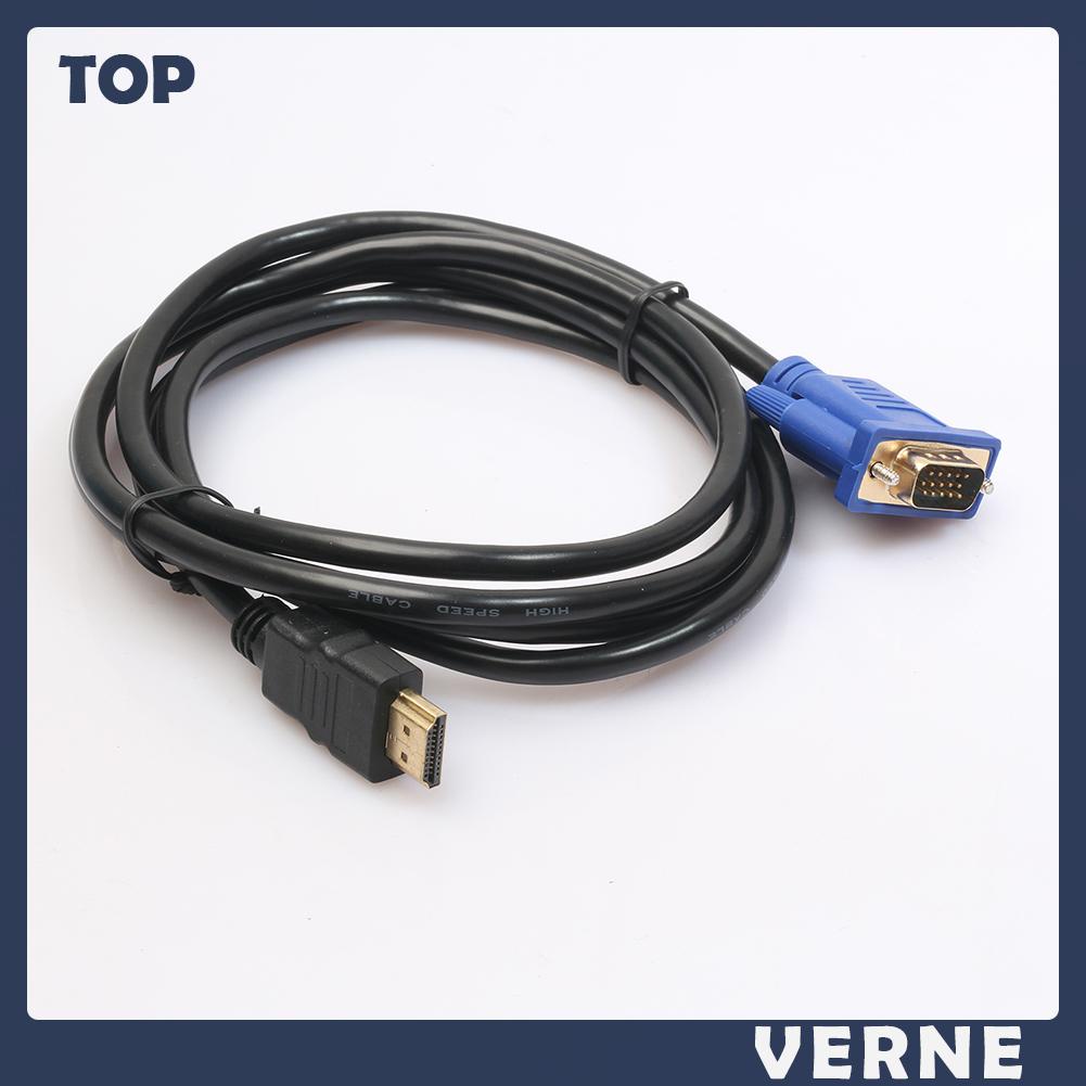 Dây Cáp Chuyển Đổi hdmi Sang vga hd 15pin 1080p 6ft
