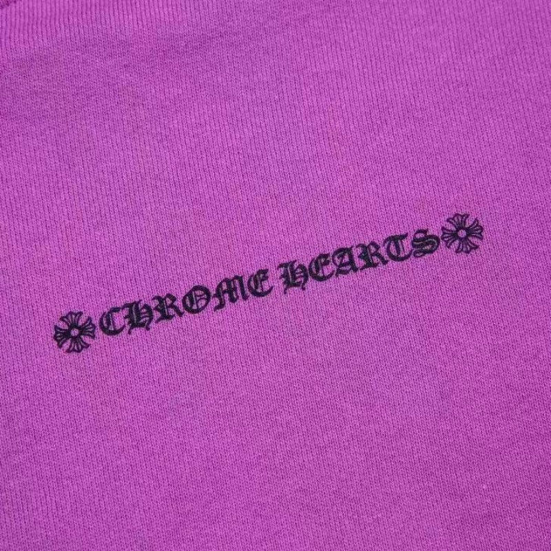 Chr Áo Hoodie Dáng Rộng In Hình Nhện / Trái Tim graffiti Màu Tím Thương Hiệu ch Thời Trang Đường Phố Cao Cấp web Phong Cách unisex
