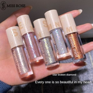 Miss Rose Phấn Mắt Dạng Lỏng Sweetmint Phấn Lấp Lánh Lấp Lánh Phấn Mắt Dạng Lỏng Ngọc Trai Lấp Lánh Chống Nước Chống Trầy Xước Phấn Mắt Dạng Lỏng