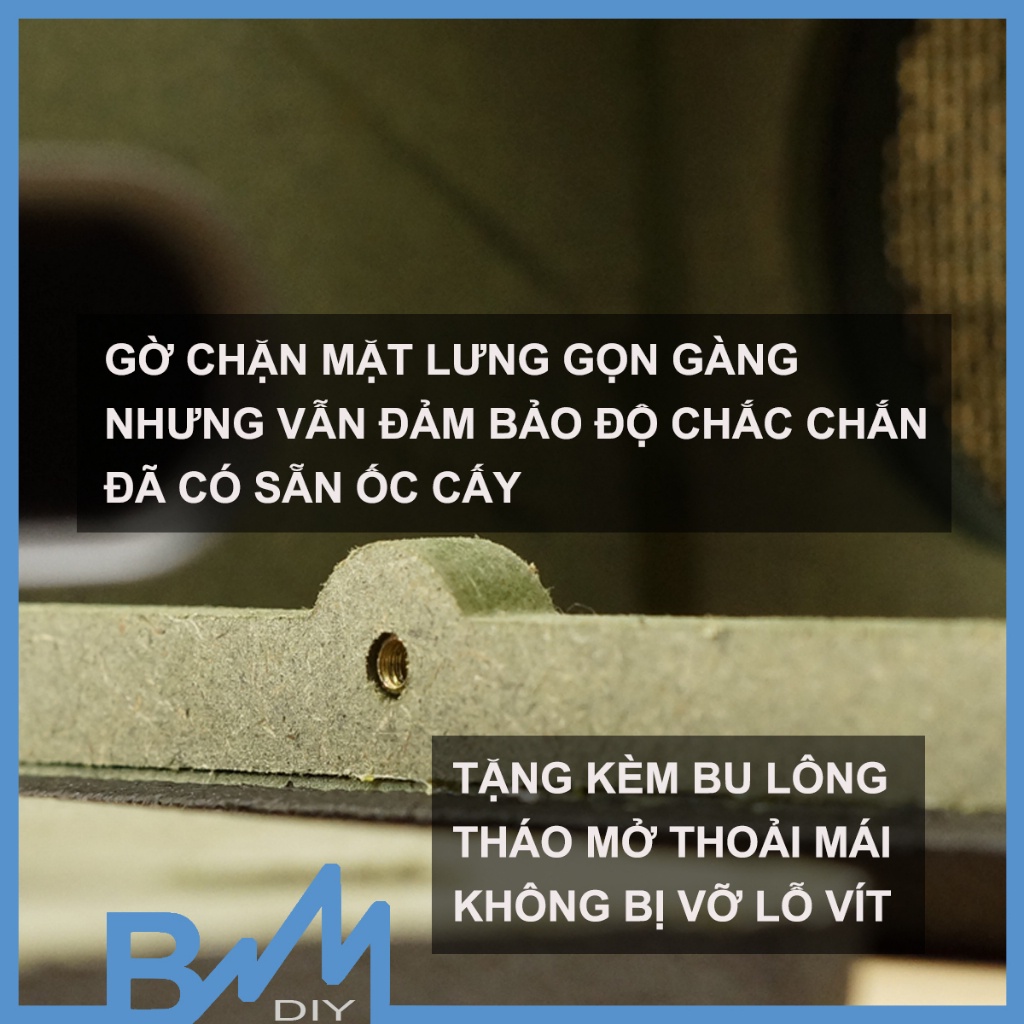 Box loa bọc da 260x150x170mm góc cong lớn - thông hơi ghép loa 3inch