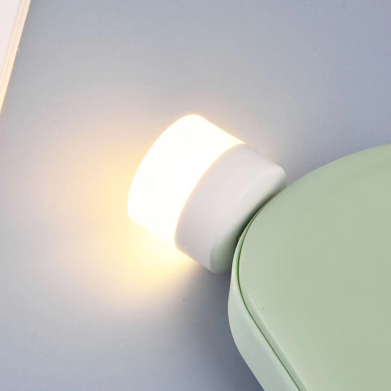 Đèn Ngủ led usb mini Hình Tròn Di Động Tiện Dụng