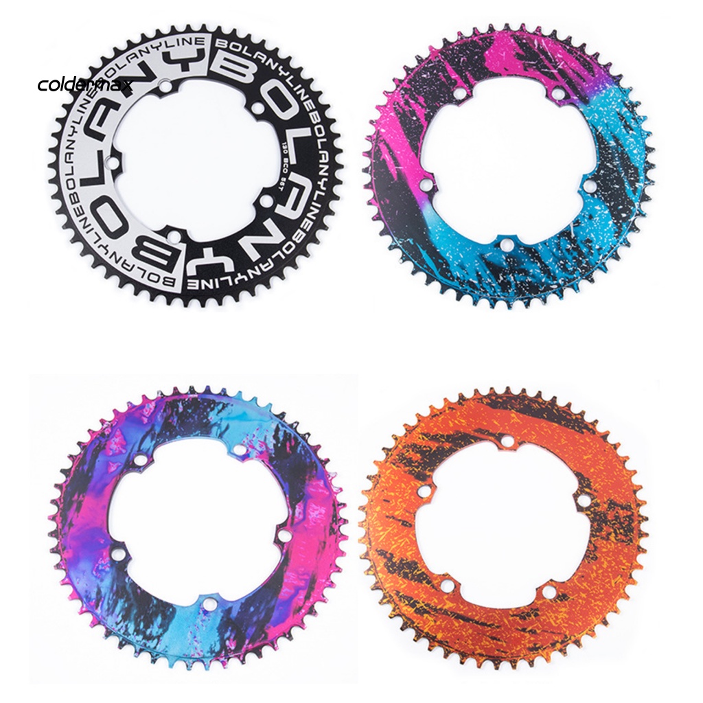 Bánh Răng Hợp Kim Nhôm 54t / 56t Chống Rỉ Sét Cho Xe Đạp Leo Núi 130mm bcd