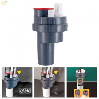 【VARSTR】Convenient Kitchen Water Drainer Tee with Front Filter Ideal for Washing Machine