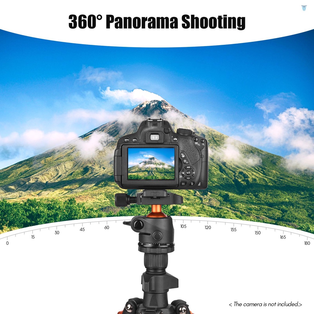 Giá Đỡ Ba Chân Bằng Hợp Kim Nhôm Xoay 360 Độ Cho Máy Ảnh k268°Băng Đô 162cm / 63.8in max. panorama ball head 162cm Chân Máy Ảnh 10kg / 22lbs Có Túi Đựng Tiện Dụng
