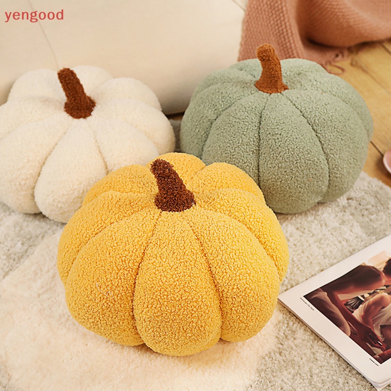 Gối Nhồi Bông Hình Bí Ngô halloween Dễ Thương Sáng Tạo 20cm