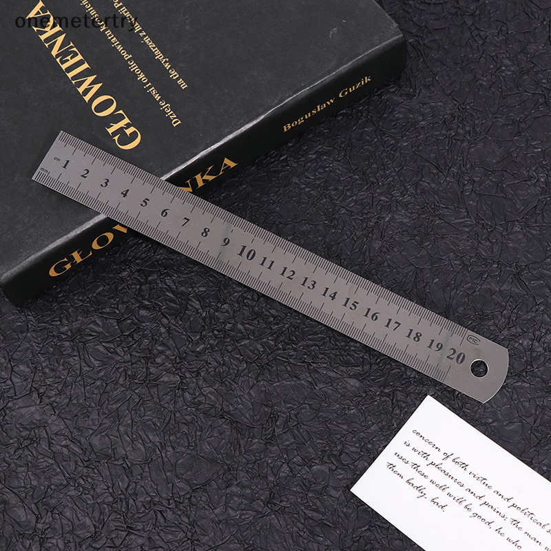 Em 3 Thước Đo Bằng Thép Không Gỉ Cho Văn Phòng Trường Học Kỹ Thuật 15cm / 20cm / 30cm n
