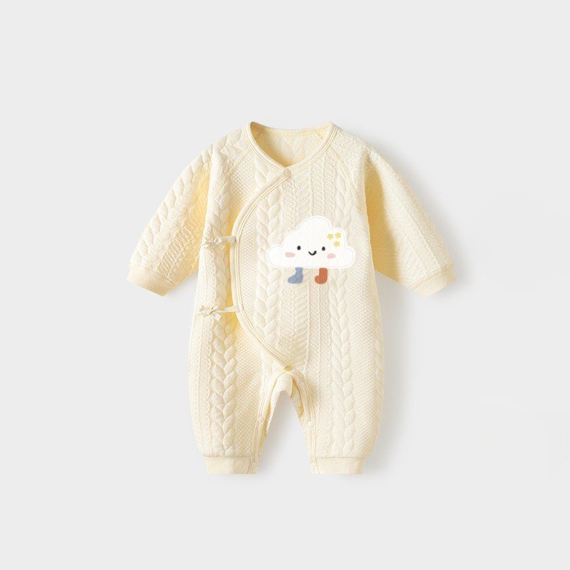 Bodysuit LOTUKA In Hình Ngộ Nghĩnh, Bộ Liền Thân Trần Bông Cho Bé Trai Bé Gái, Body Dài Tay Thu Đông Cho Bé 3-12kg