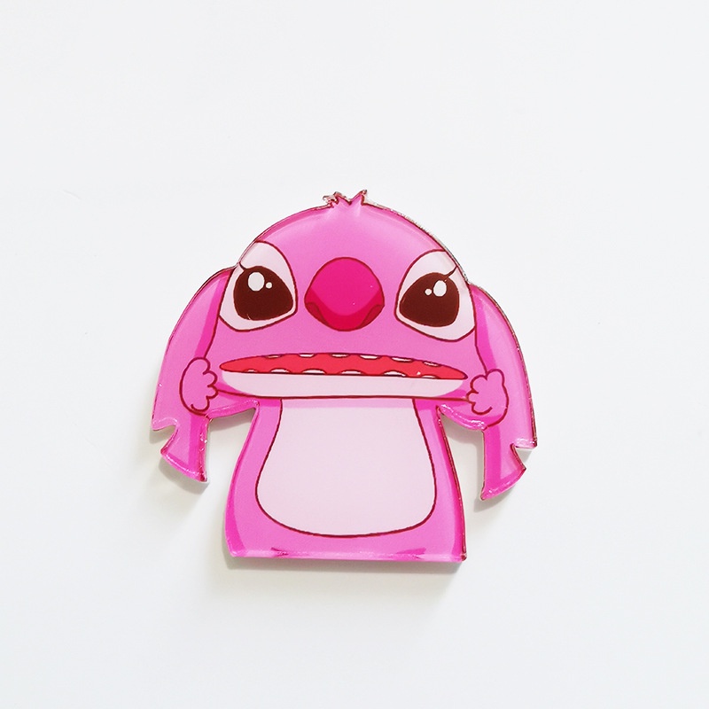 Ghim Cài Áo Bằng acrylic Hình stitch disney Đáng Yêu