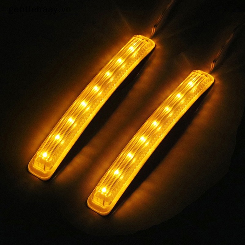 Gg Set 2 Đèn led Hổ Phách 9 smd12v Gắn Gương Chiếu Hậu Xe Hơi vn