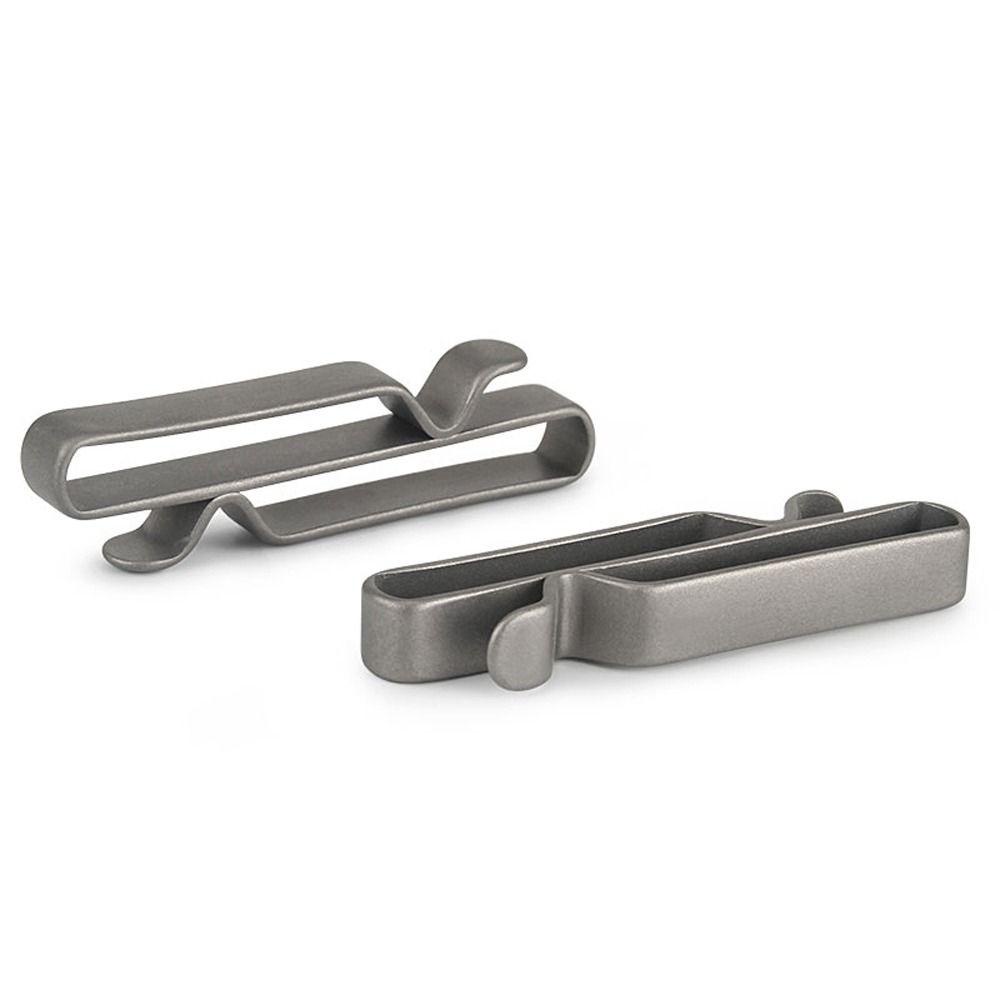 Wmes15h Kẹp Chìa Khóa Thắt Lưng Hai Mặt Không Làm Hư Hại Trọng Lượng Nhẹ Không Gỉ Quà Tặng Sáng Tạo