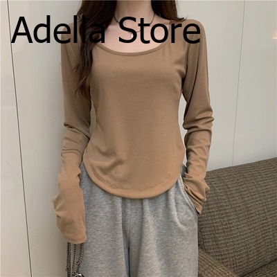 Adella Store áo phông áo thun nữ croptop baby tee Korean INS Trendy Hàn Phong A29J29Q37Z230914