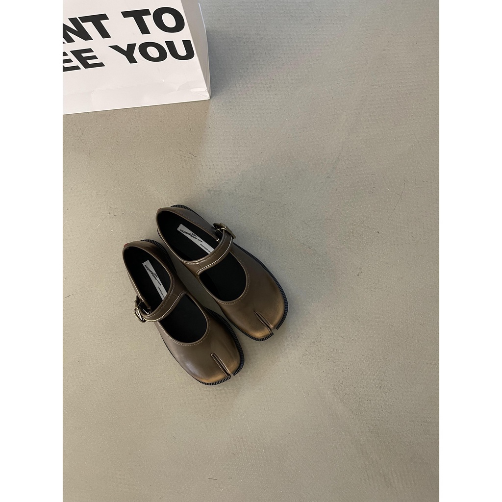 Giày Lười Da Đế Bằng Thời Trang Mùa Xuân 2023 Cho Nữ