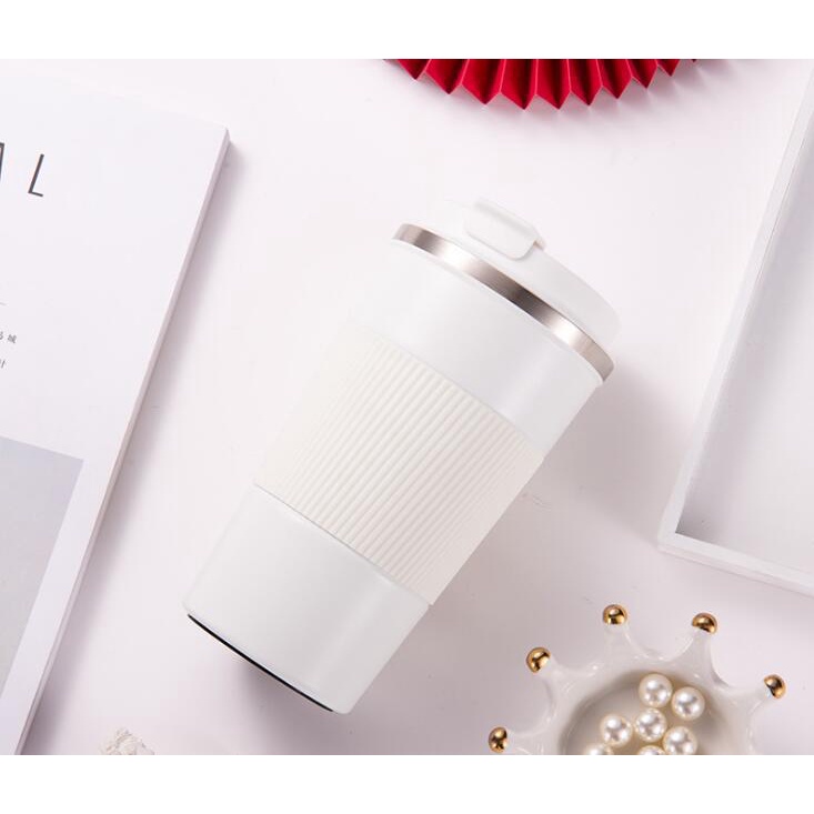 Combo Ly/ Cốc cà phê cách nhiệt Inox 304 kèm phin cà phê inox 2 lớp văn phòng và picnic