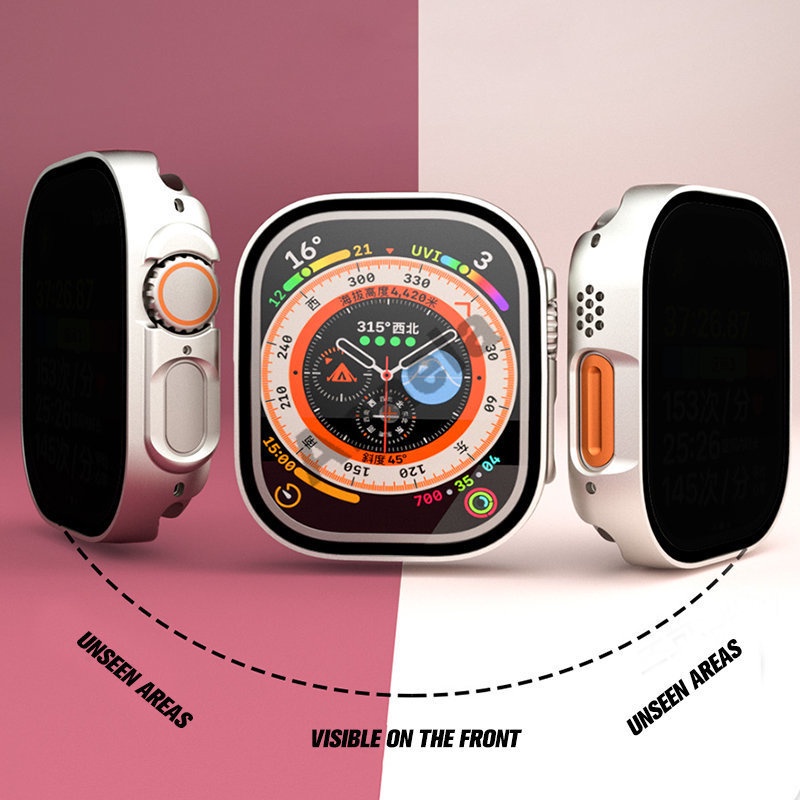 Kính Cường Lực Chống Nhìn Trộm hd Dành Cho apple watch ultra 2 49mm case 40mm 44mm 45mm iwatch 9 8 7 se 6