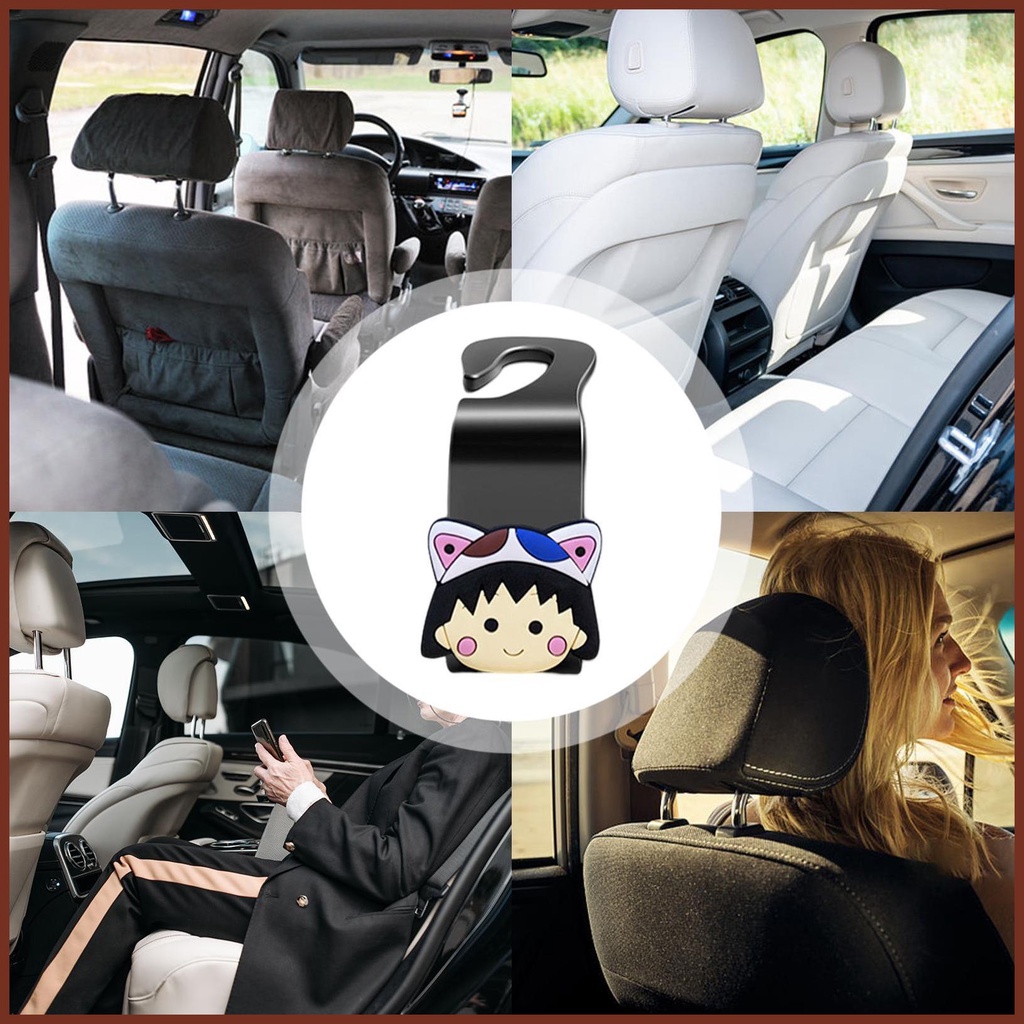 Móc Treo Túi Xách / Ví Đựng Đồ Dùng Gắn Đầu Xe Hơi Vô Hình Tiện Dụng