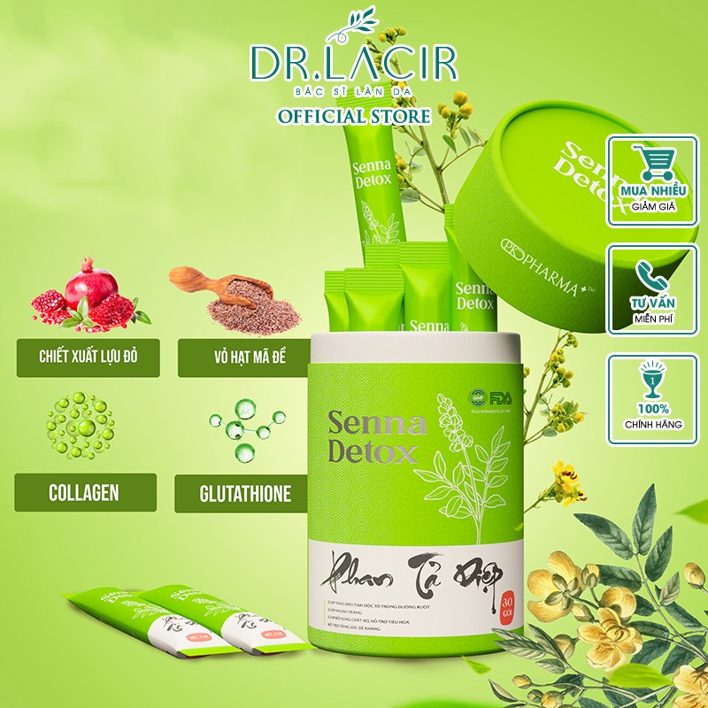 Phan Tả Diệp senna detox Thải độc ruột Dr.Lacir DR47