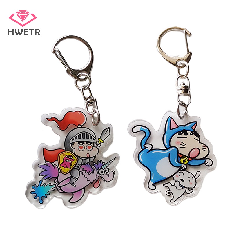 Móc Chìa Khóa Bằng acrylic Hình Cầu Hoạt Hình Dễ Thương Mới