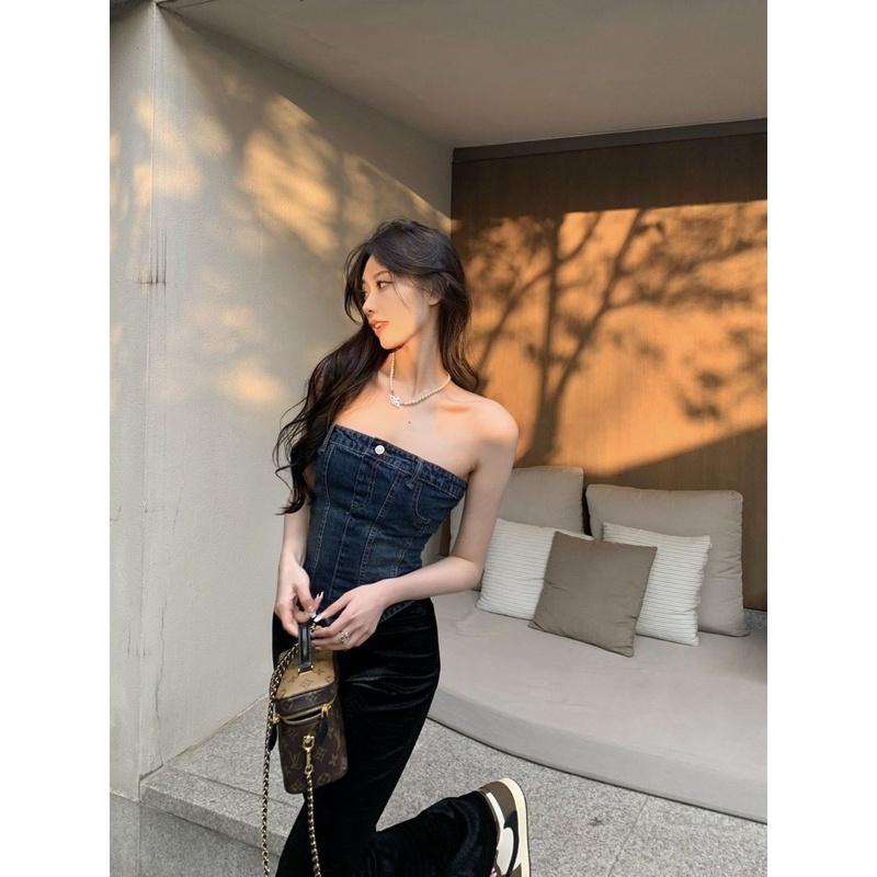 NEW ARRIVAL ÁO QUÂY BÒ DEMIN SANG CHẢNH QCCC