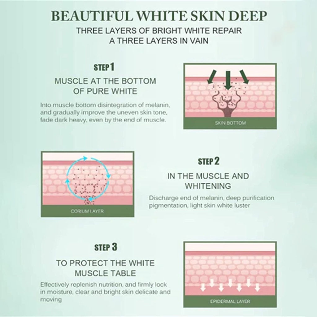 Kem Dưỡng Trắng Da Mặt Nunnan herbal Giữ Ẩm Chống Tàn Nhang Hiệu Quả