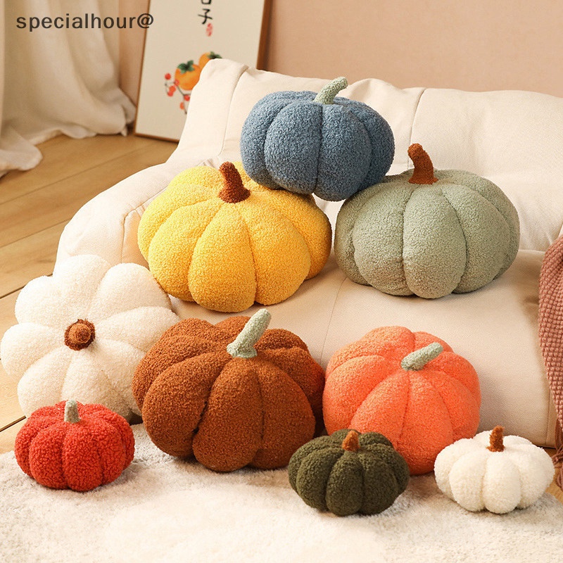 Gối Nhồi Bông Đặc Biệt Hình Quả Bí Ngô Vui Nhộn 20cm Trang Trí halloween Mới