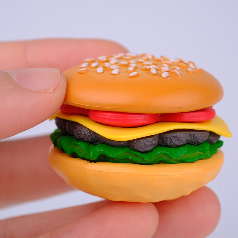 Hàng Ngoại Thương Số Lượng Nước Ngoài Đồ Chơi Mô Hình Bánh Mì Kẹo burger Mô Phỏng mini Bằng pvc Trang Trí