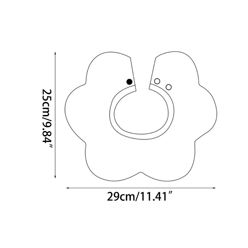 Yếm Thấm Nước Dãi Mềm Mại Tiện Dụng Cho Bé Sơ Sinh