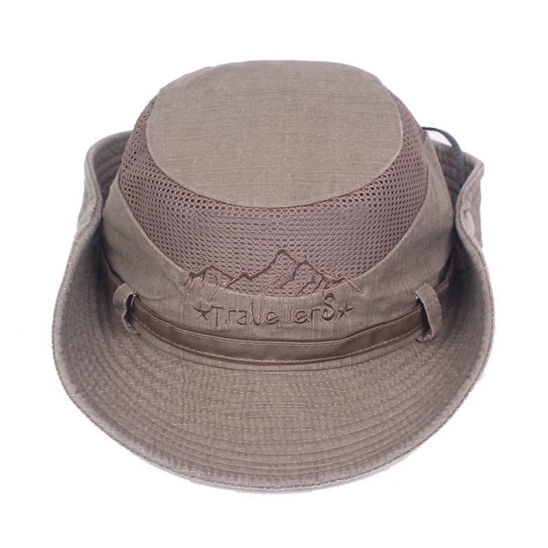 Mũ bucket panama Phong Cách retro Thoáng Khí Cho Nam
