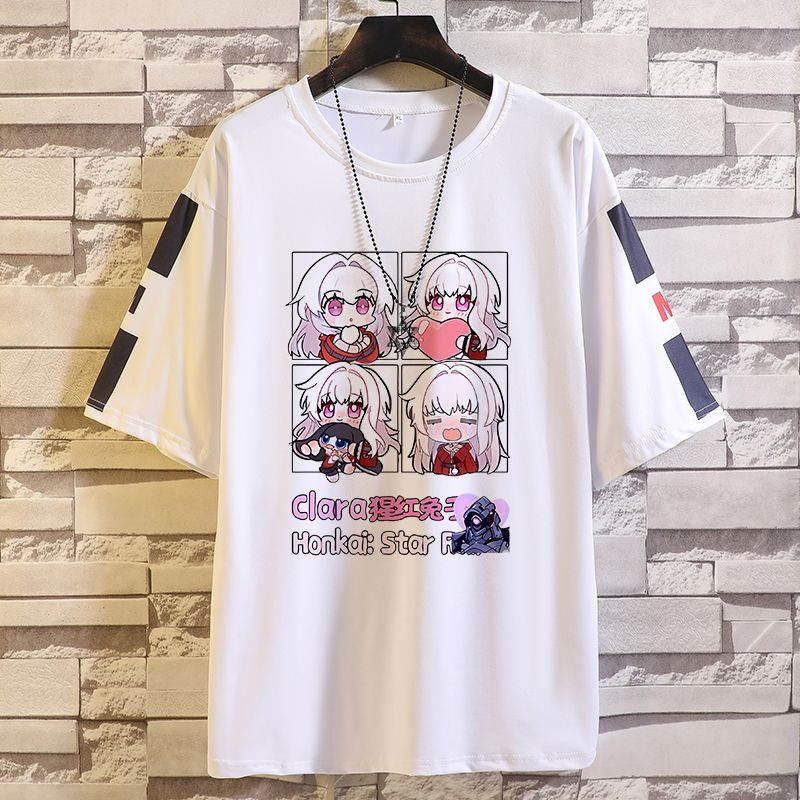 Honkai star rail Kafka Áo Thun Ngắn Tay Phong Cách Trẻ Trung Năng Động Dành Cho Nam