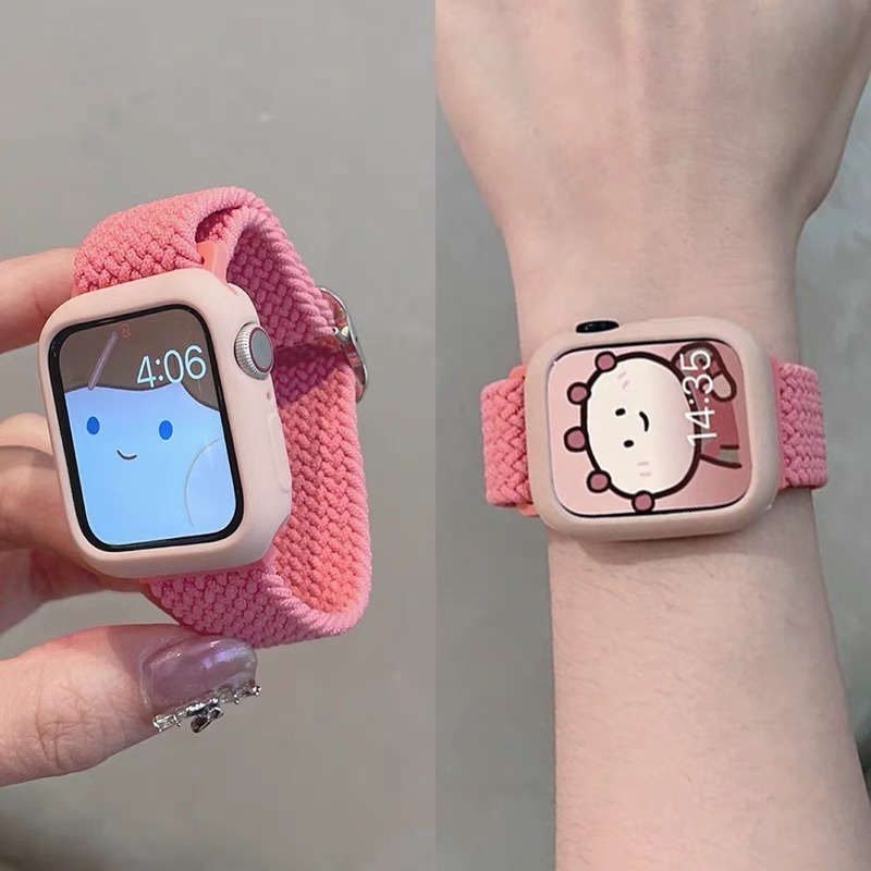 Dây Đeo nylon Co Giãn Cho Đồng Hồ Thông Minh apple watch ultra2-1 49mm 41mm 45 mm 38 / 42 9 8 7 6 5 4 3 se 40 / 44mm