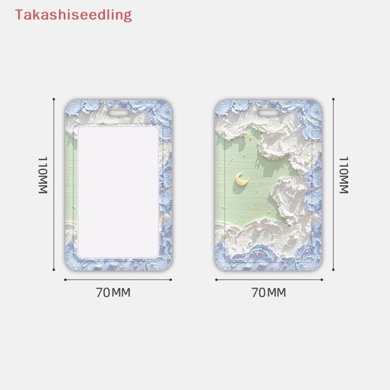 Móc Khóa Thẻ id / Thẻ Ngân Hàng kpop Hoạt Hình Màu Hồng Cho Học Sinh