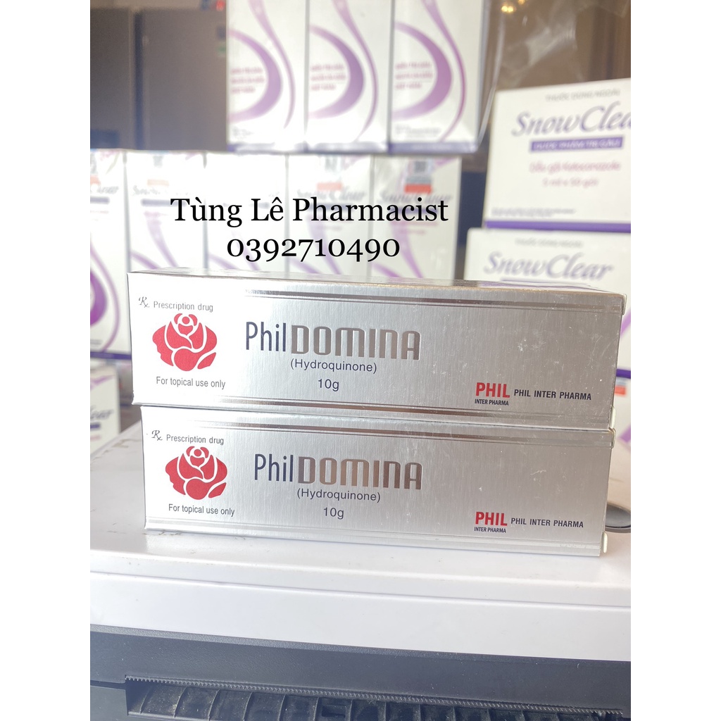 Phildomina kem bôi nám, tàn nhang, combo phildomina tuýp 10g. combo nhiều tuýp Phidomina bôi thâm nám sẹo date xa nhất